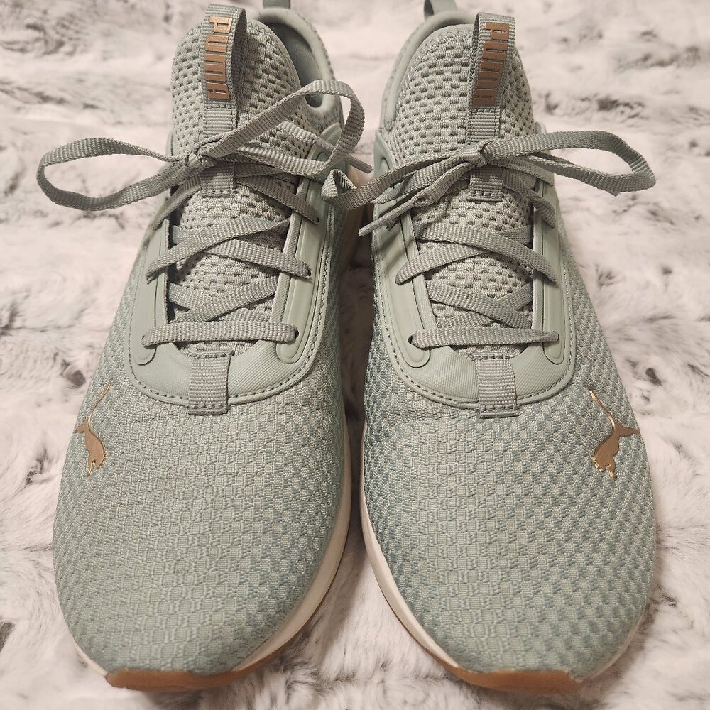 PUMA SoftRide Sage Green Sneakers – Women’s Size 9